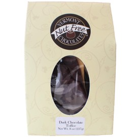 Vermont Nut Free Chocolates Toffee (Dark Chocolate) 8 oz