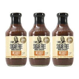 G Hughes Sugar Free Mesquite BBQ Sauce 18 oz (3 Pack)