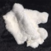 Real Rabbit Fur Rabbit Pelt with Sewing Quality Leather As