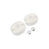 Partuto 2 Pcs White Foam Handlebar Tape Bar Grip Wrap