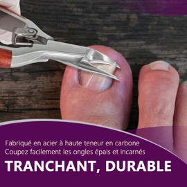 Professional Nail Clippers Ingrown Nail Clippers Precision Stainless Steel Nail Clippers for Cutting Thick Toenails Pointed Luxury