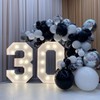 2.4FT/28.74in Marquee Light up Numbers Marquee with White Lights for