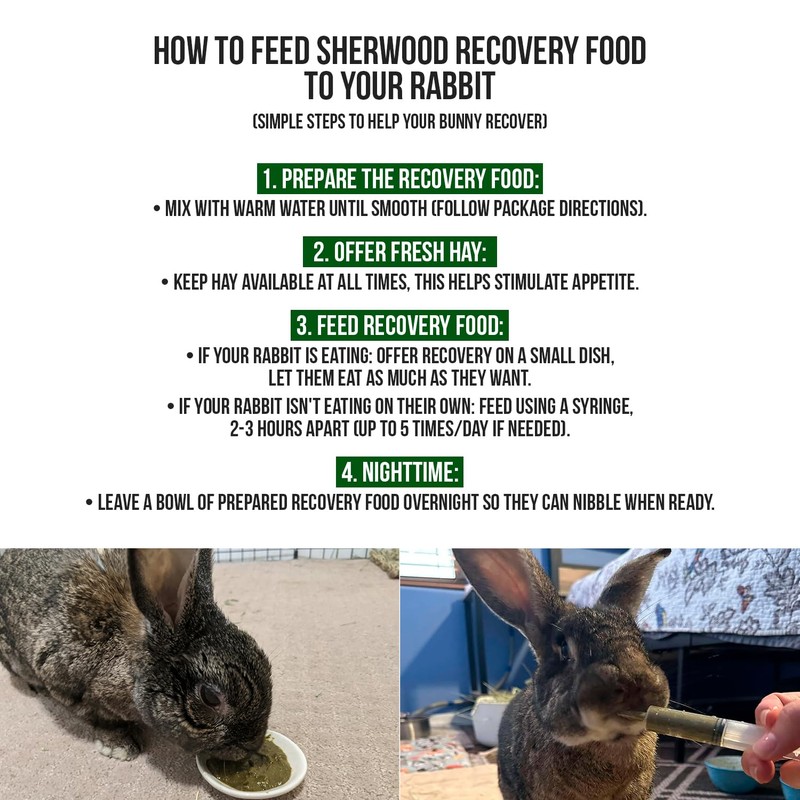 Sherwood Pet Health Rabbit Emergency kit and Bulk Recovery Food