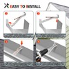 50 Pack Gutter Hangers, Gutter Hangers 5 Inch, Rain Gutter