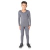 EVERYDAY KIDS Boys Dark Gray Thermal Top and Bottom Underwear