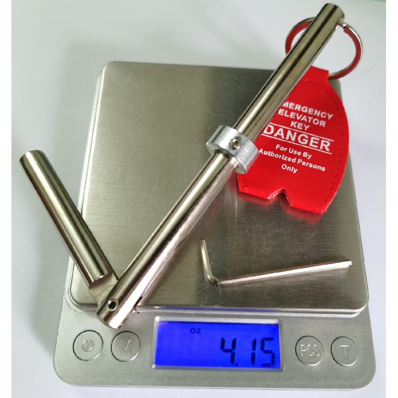 YnFag Emergency Key Solid Steel Elevator Door Key for door