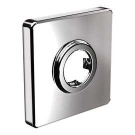 Moen 147572 Acc-Core Modern Square Shower Arm Flange, Small, Chrome