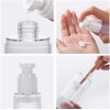 Clear Airless Lotion Pump Bottle Empty Cream Vacuum Lotion Bottle,8Pcs