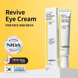 NIDA Revive Eye Cream For Face And Neck (40mL) / Probiotic Solution, Retinal, Peptide / Wrinkles, Fine Lines, Aging Skin:_2-Pack