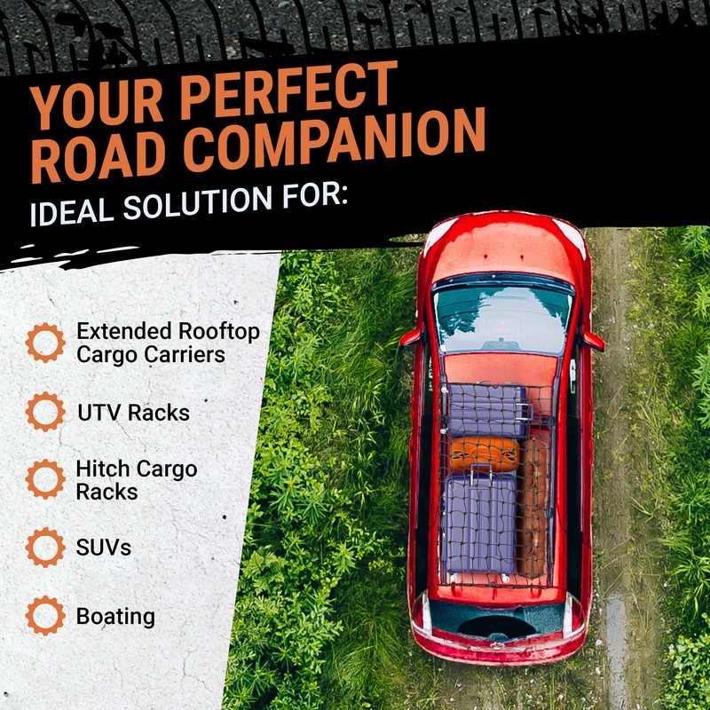 Grit Performance Cargo Net for SUV - 3 x 4