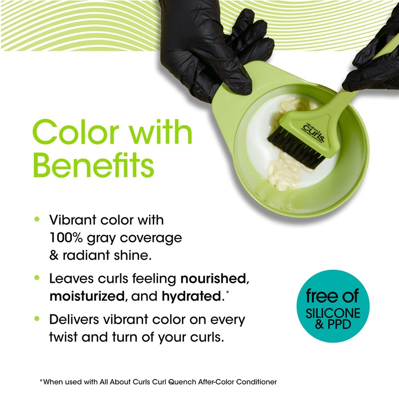 All About Curls 4RM Berry-Go-Round Permanent Hair Color (Prep +