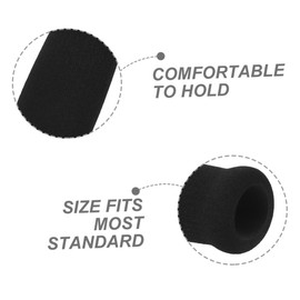 PLAFOPE 2pcs Walking Aid Handle Cover Thick Hand Grip Thicken Handle Grip Reusable Crutch Grips Foam Handle for Cane Walking Cane Handle Grips Elder Sponge Comfortable Trekking Poles