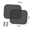 GRIRIW 4 Pack Car Window Blinds Suction Cup Designed Window