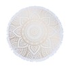 WOONEKY Beach Towel Mandala Round Microfiber Yoga Mat Tapestry Home