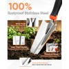 9-Piece Stainless Steel Garden Tools Set, HaSteeL Outdoors Gardening Hand