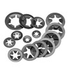 Qrity 20 Pcs Retaining Rings Washers 4mm Inner Diameter 12mm