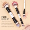 10 Piezas Brochas para Maquillaje Profesional, Brochas de Maquillaje de