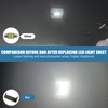 aHei Interior Dome Lighting Upgraded Accessory,Reading light, High-brightness Pure White