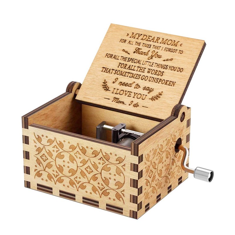 Hefonti Music Box for Mom Gift from Daughter Son, Christmas