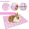 8 Pcs Rabbit Feet Pad Plastic Bunny Cage Floor Mat
