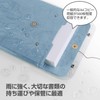 オキナ ビニールバッグ 角形2号 ブルー VB2EB