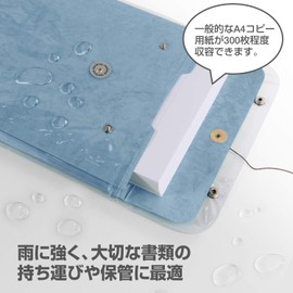 オキナ ビニールバッグ 角形2号 ブルー VB2EB