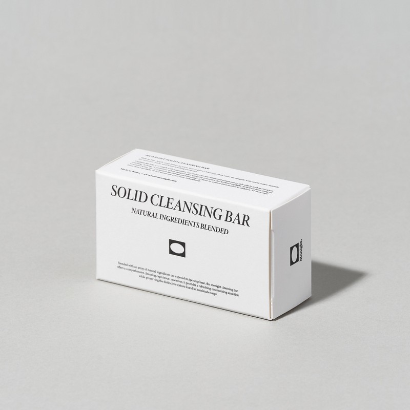 Monight Solid Cleansing Bar #Blueberry Blended 150g - Monight Solid