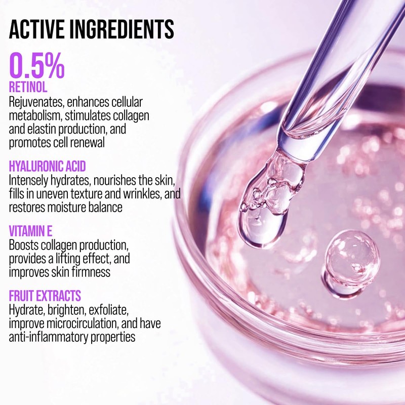 7DAYS Rejuvenating Face Cream with Retinol and Massager - 40ml