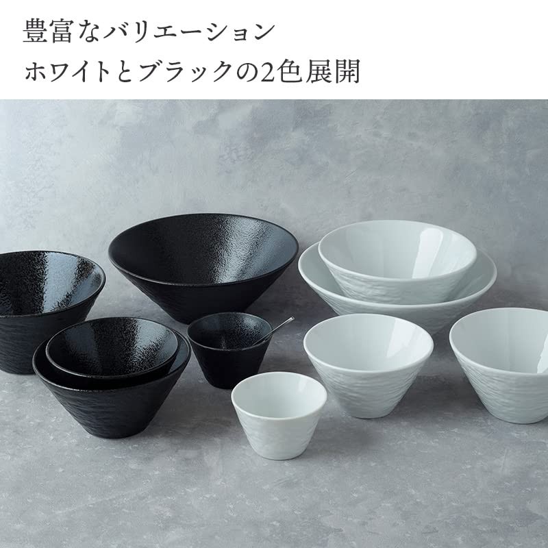 EAST table (イーストテーブル) Trapezoid Bowl L 19 cm Slate White