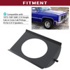KUAFU Behind Seat Speaker Brackets Squarebody Replacement Compatible with 1973