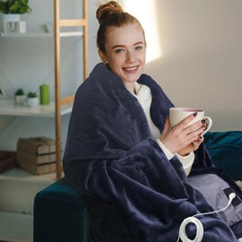 NEWARR Grounding Blanket - Size 55" x 79"inch, Grounding Sheet Connected Earth for Better Sleep, Relieve Pain, Earthing Bed Blanket with Grounding Cord