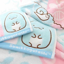 Marushin 6575032700 Sumikko Gurashi Hand Towel, Approx. W 13.4 x H 14.2 inches (34 x 36 cm)