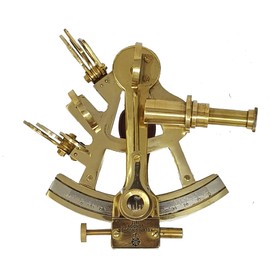 The New Antique Store Brass Pocket Sextant London Solid Brass Sextant marine Gift Astrolabe