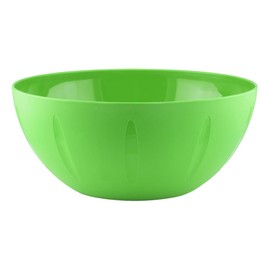 YBM HOME 8-Inch Plastic Serve Mixing Bowl for Everyday Meals - Ideal for Cereal, Snacks, Popcorn, Salad, and Fruits, Microwave Safe, 1284-green