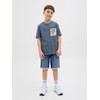 JACK & JONES Boys' Shorts Regular Fit Shorts Junior, Blue