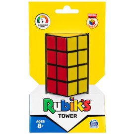 Rubik’s Cube, Tower 2x2x4 Complex Problem-Solving Brain Teaser, Classic Color-Matching Puzzle, Fidget Toy, Sensory Puzzle for Adults, Teens, Kids, Ages 8 & Up