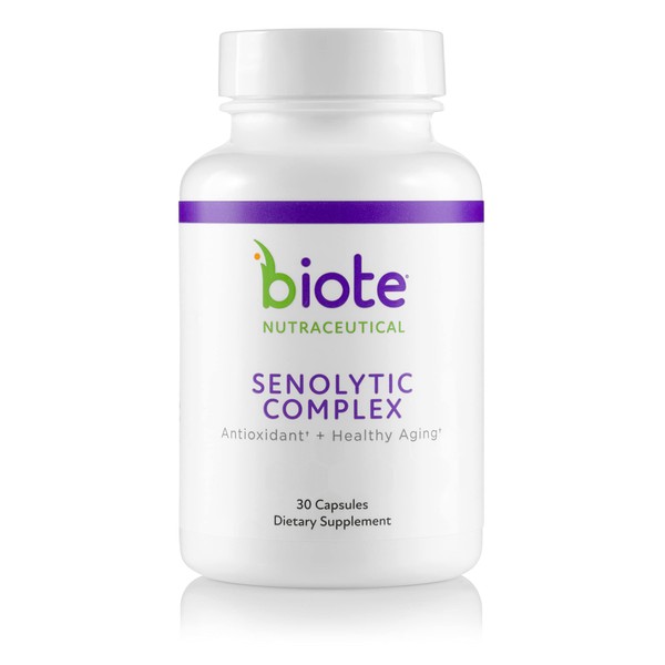 Biote Nutraceuticals - SENOLYTIC COMPLEX - Antioxidants + Healthy Aging (30 Capsules)