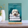 siviwonder Dog Sign Bobtail Relaxation Dog Sign Decorative Bathroom Wooden