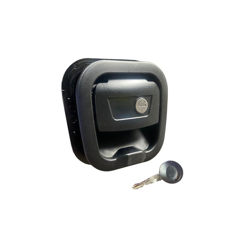 Slam-Latch Invis-Hold Keyed Storage Door Latch RV Camper Motorhome Van