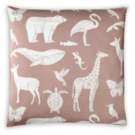 Magano® Children's Pillowcase 80 x 80 cm Pink Bamboo & Cotton Satin 400 TC Luxury Quality Baby Pillowcase Children's Pillowcase 80 x 80 cm Children's Pillowcase Boys and Girls