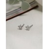 UNIQA Jewels - Silver 925 Silver Moon and Star Earrings,