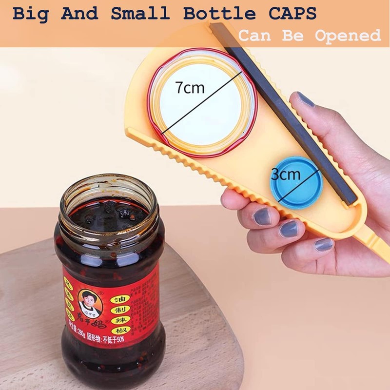 Easy Grip 4-in-1 Jar Opener - Effortless Opening for Weak