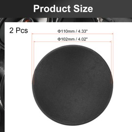 MECCANIXITY 2Pcs Speaker Dust Cap 110mm/4.3" Outer Diameter Dome Paper Cap Subwoofer Coil Cover Caps for Speaker Decoration Accessory Repair
