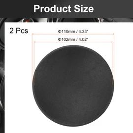 MECCANIXITY 2Pcs Speaker Dust Cap 110mm/4.3" Outer Diameter Dome Paper Cap Subwoofer Coil Cover Caps for Speaker Decoration Accessory Repair