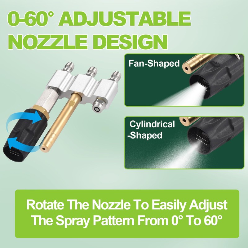 Ciunura 3 in 1 Downstream Soft Wash Chemical Nozzle, M5
