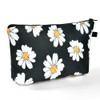 Aucuu Canvas Cosmetic Bag, Small Cosmetic Bag, Travel Cosmetic Bag,