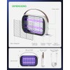 Buzbug LED Bug Zapper Indoor Outdoor, Rechargeable 5200mAh, Dual Band
