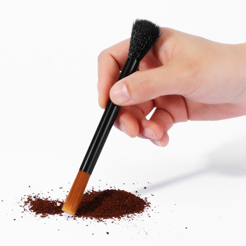 2 Pack Coffee Grinder Brush, Coffee Grinder Cleaning Brush Wooden