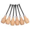 Wood Chisel Set, 6 Portable and Useful Wood Chisel Tools