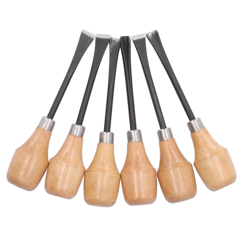 Wood Chisel Set, 6 Portable and Useful Wood Chisel Tools